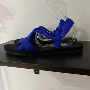 Lava Island Blue Sandals Womens Size 7 1/2 to 8 1/2